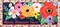 Wildflowers Straight Rolled Border Trim - 50ft - Decorate Bulletin Boards, Walls, Desks, Windows, Doors, Lockers, Schools, Classrooms, Homeschool & Offices